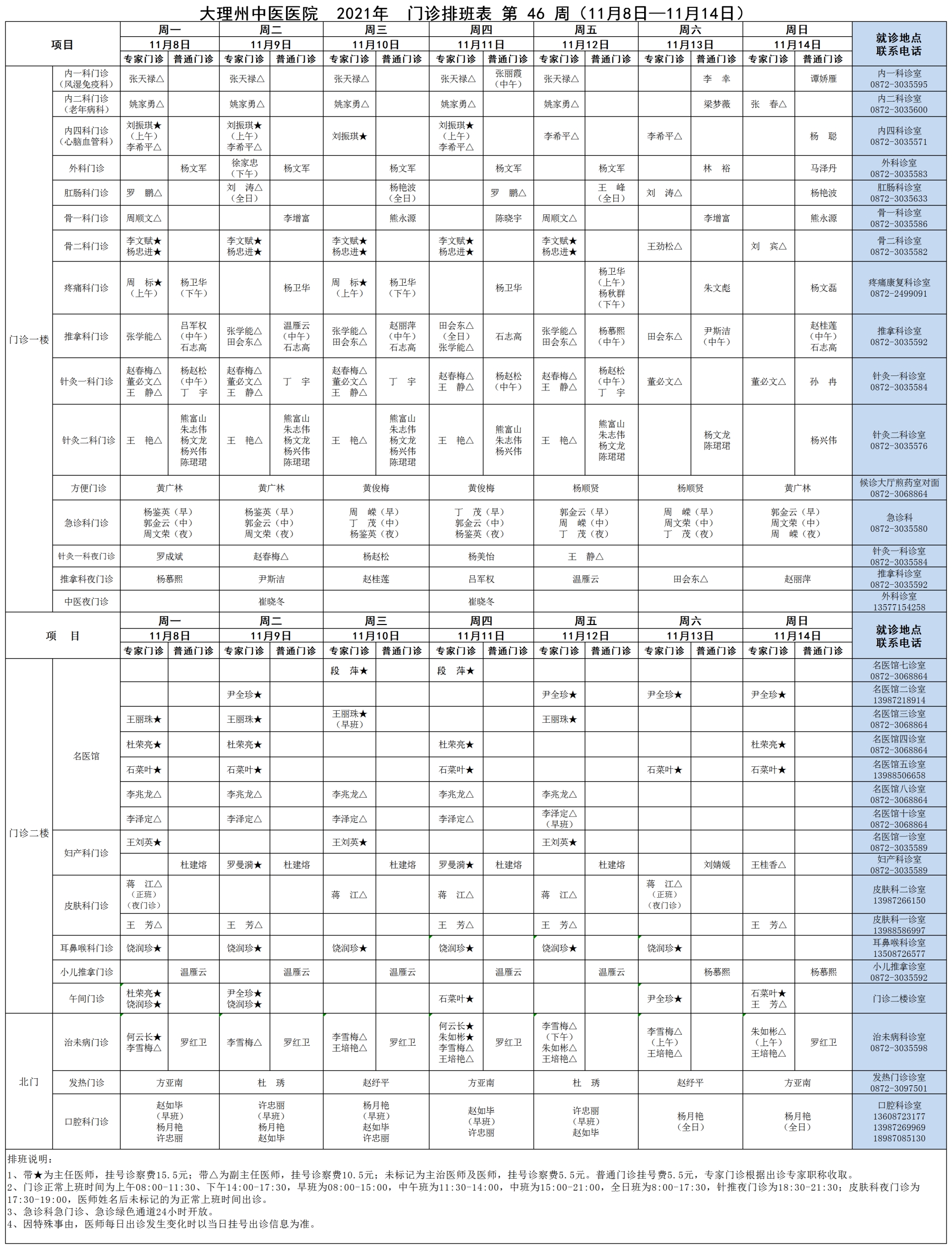 2021年11月8日-2021年11月14日门诊出诊表.png